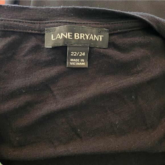 Lane Bryant green floral comfy shirt plus size 22/24 - Picture 5 of 6